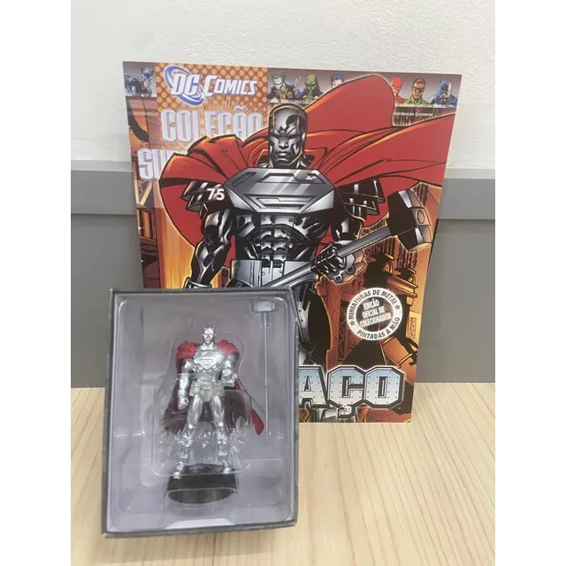 Miniaturas Eaglemoss Dc Comics - Aço Steel ( Superman )