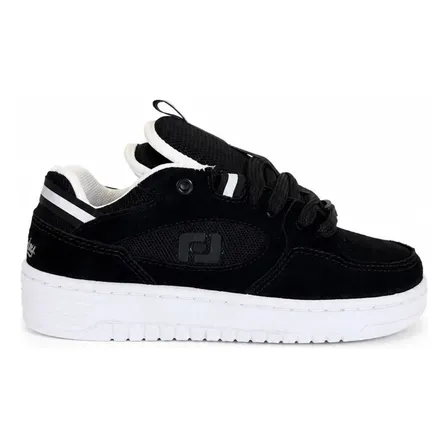 Tênis Freeday Switch Original Unissex Skate Camurça Street Preto/branco Liso 38 Br