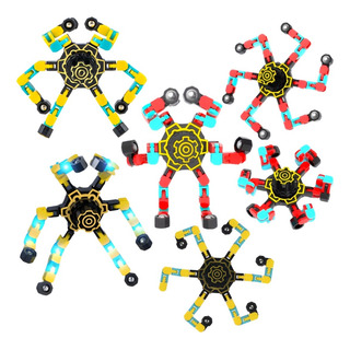 6 Pzs Fidget Spinners Transformables Para Niños Y Adultos 6 Pzs Fidget Spinners Transformables Para Niños Y Adultos