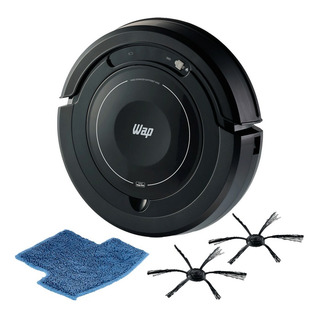 Robô Aspirador E Passa Pano Robot W100 Wap Preto 127v/220v Robô Aspirador E Passa Pano Robot W100 Wap Preto 127v/220v