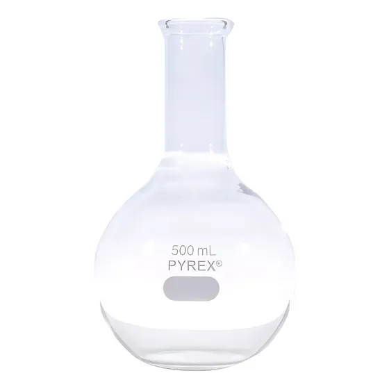Matraz Florencia Fondo Plano 500ml Pyrex