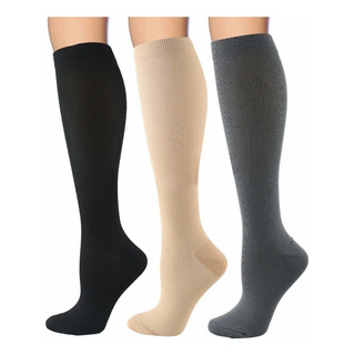 3 Pares Medias Calcetas De Compresión Circulation Venosa 3 Pares Medias Calcetas De Compresión Circulation Venosa