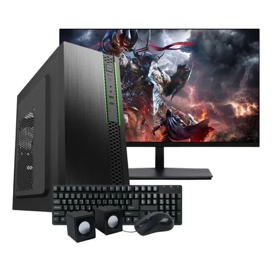 Pc Gamer Nuevo Core I5 8gb 480ssd 4gb Video + Monitor Led 22