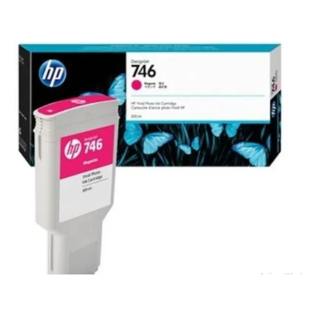 Cartucho De Tinta Hp Lf 746 Magenta 300 Ml P2v78a