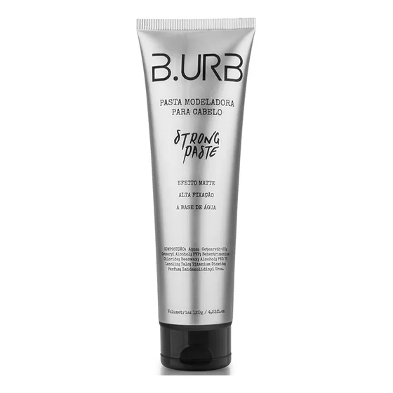 Pomada Para Cabelo Strong Paste Matte Alta Fixação 120g Burb