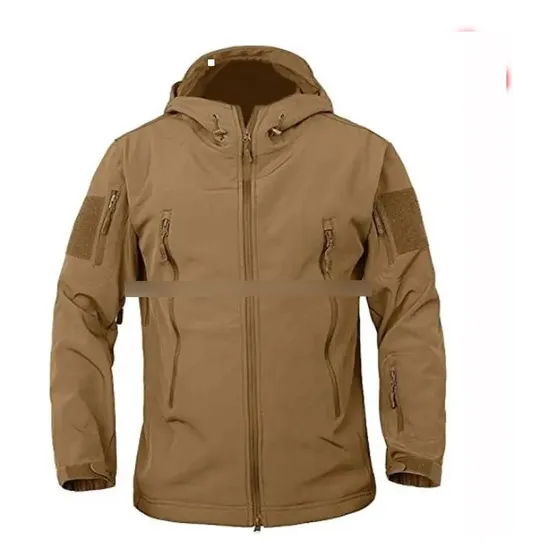 Campera Táctica Militar Softshell Piel D Tiburón Impermeable