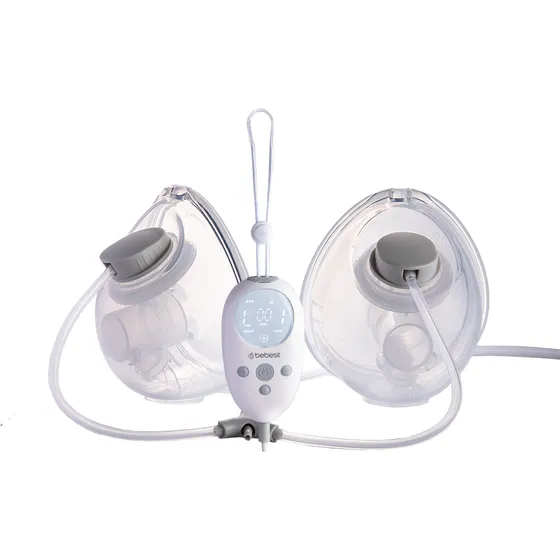Extractor Leche Eléctrico Doble Manos Libres + 10 Bolsas