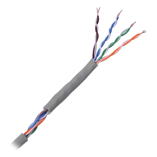 Linkedpro, Cable Utp Cat5e Color Gris, 305mts, Pro-cat-5e