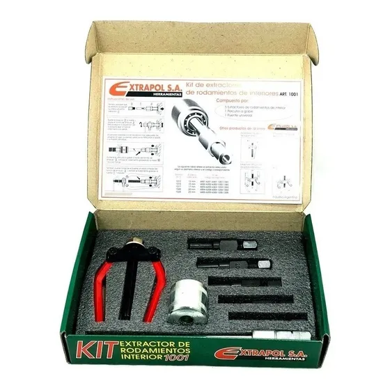 Kit Extractores De Rodamientos Interior Extrapol Mod: 1001