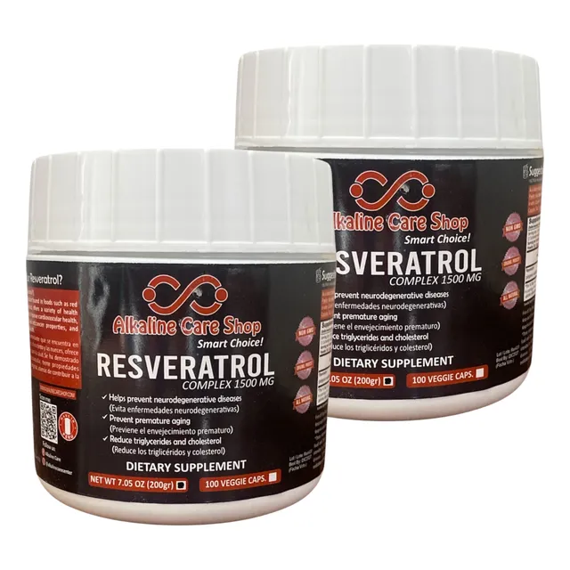 Resveratrol Alkaline Care 400 Gr Pack2 (polvo) Natural