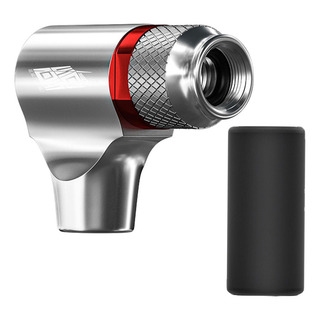 Mini Inflador De Co2 Adaptador De Cabezal De Bomba Plata Mini Inflador De Co2 Adaptador De Cabezal De Bomba Plata