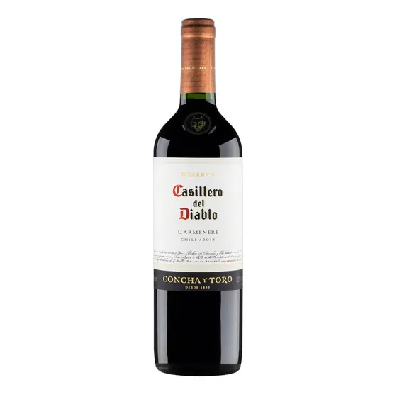 Vinho Tinto Chileno Carmenere 750ml Casillero Del Diablo