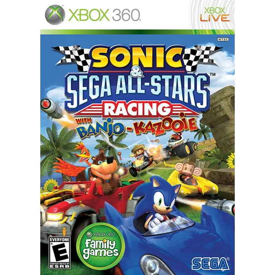 Sonic & All Star Racing Xbox 360 Midia Fisica Lacrado