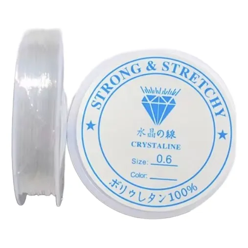 Hilo De Pescar Nylon 0,6 Mm Bisuteria 1 Cono Planito 20mt