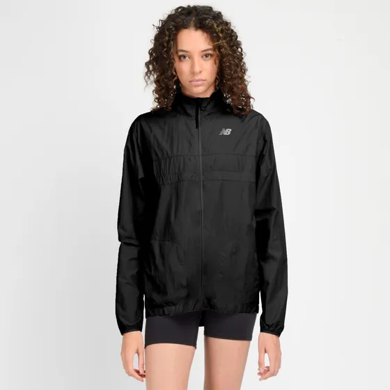 Cortaviento Running Mujer New Balance Negro Wj23236bk