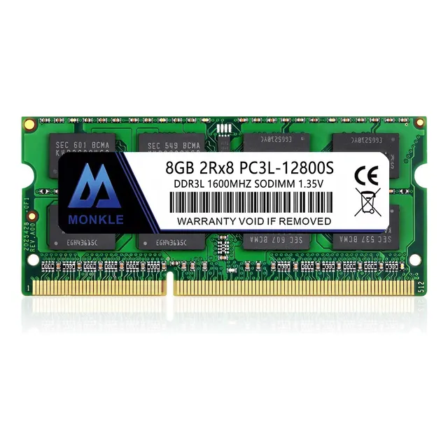 8g Laptop Memoria Ram Monkle Ddr3l-1600mhz Sodimm Pc3-12800s