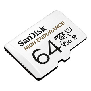 Tarjeta De Memoria Sandisk Sdsqqnr-064g-gn6ia High Endurance Con Adaptador Sd 64gb Tarjeta De Memoria Sandisk Sdsqqnr-064g-gn6ia High Endurance Con Adaptador Sd 64gb