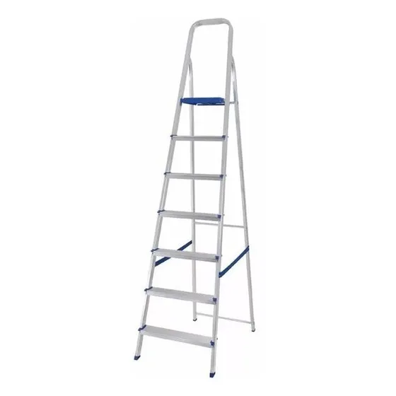 Escaleras Aluminio Escalera 7 Escalones 1.50 Mts Marca Mor