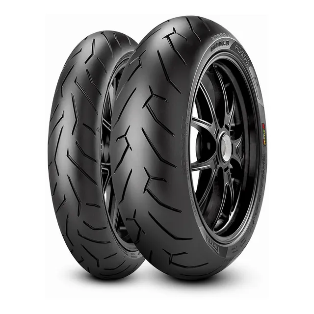 Combo X 2 Cubiertas 110/70-17 Y 140/60-17 Pirelli Diablo Ros