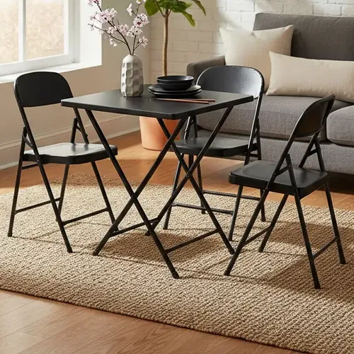Foldable Camping Chair Folding Table Chairs Set Aluminum