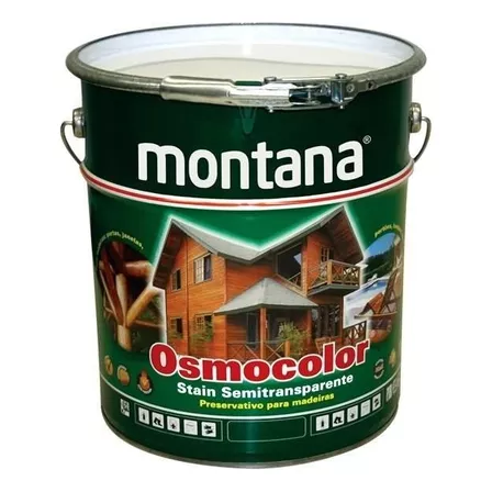 Osmocolor Stain  Montana Lata 18 Litros Cores Acabamento Acetinado Cor Canela