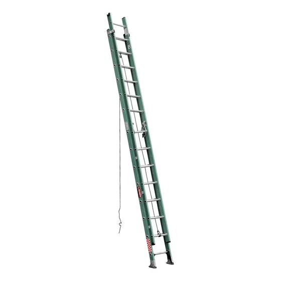 Escalera De Extensión Fibra De Vidrio 28 Peldaños Dialectric