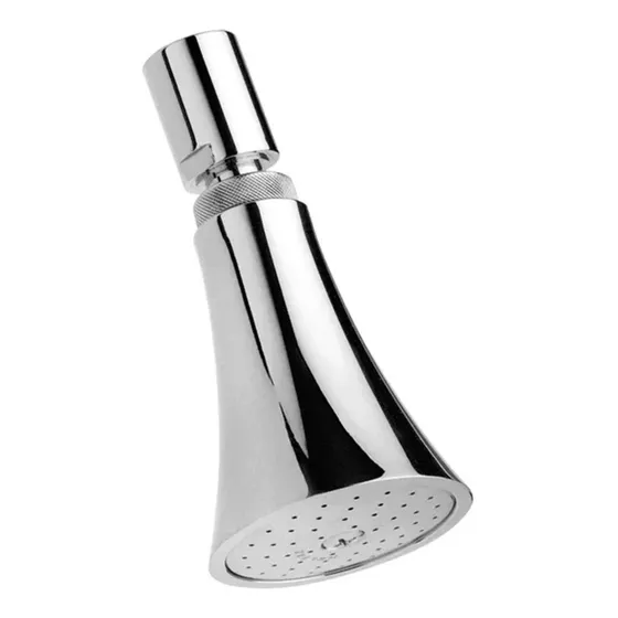Regadera Helvex Konos H-102 Cromo Economizado Agua Dinamico Acabado Cromado Color Plateado