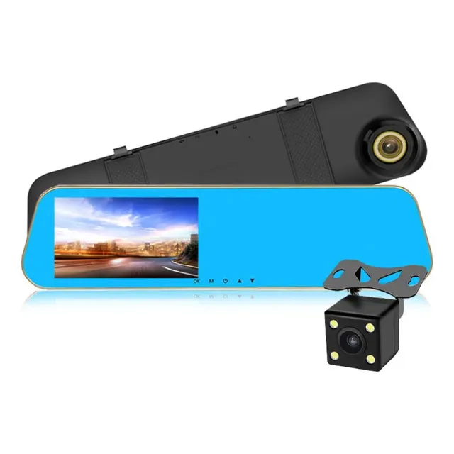 Camara Espejo Retrovisor Full Hd 1080p + Camara Retroceso