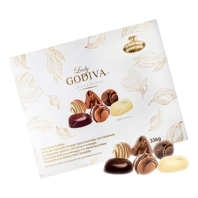 Especial Navideño Lady Godiva Chocolates Gourmet Selectos