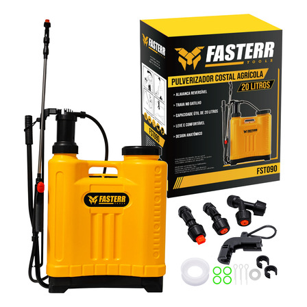 Pulverizador Costal Agrícola 20 Litros Fasterr Tools Fst090 Pulverizador Costal Agrícola 20 Litros Fasterr Tools Fst090