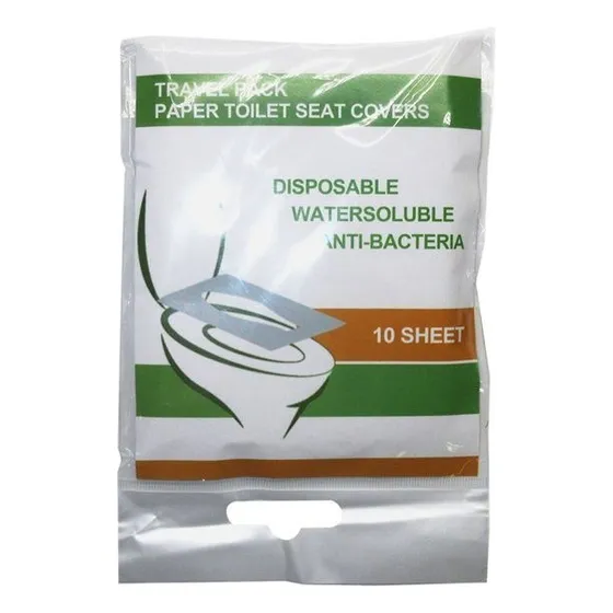 Cobertor Protector Sanitario Para Inodoro Cubre Asiento 10un