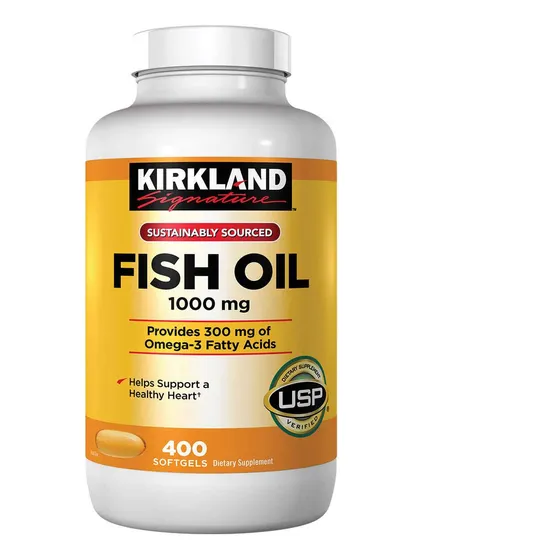 Aceite De Pescado 1000 Mg 400 Cápsulas Blandas Importado De 