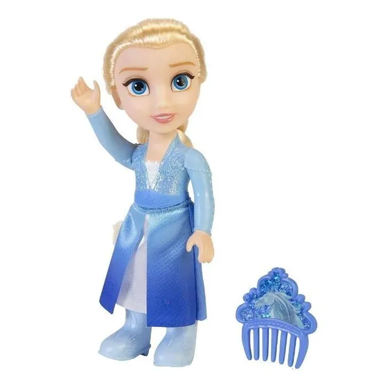 Muñeca Petit Elsa Con Peine - Disney