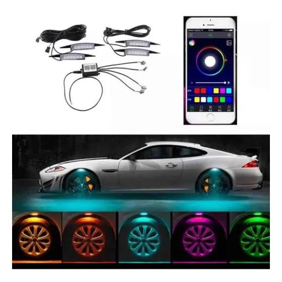 Luz Led Rgb Para Llantas Underglow Drl Luz De Día Tuning