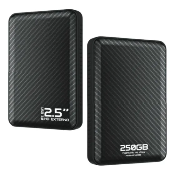 Hd Externo 2.5  Slim 250gb Usb 3.0 Sata Para Pc Notebook Ps4