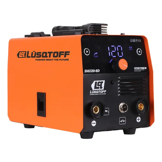 Soldadora Inverter Dual Mma Mig Lusqtoff Sml120-8d 120a Prm