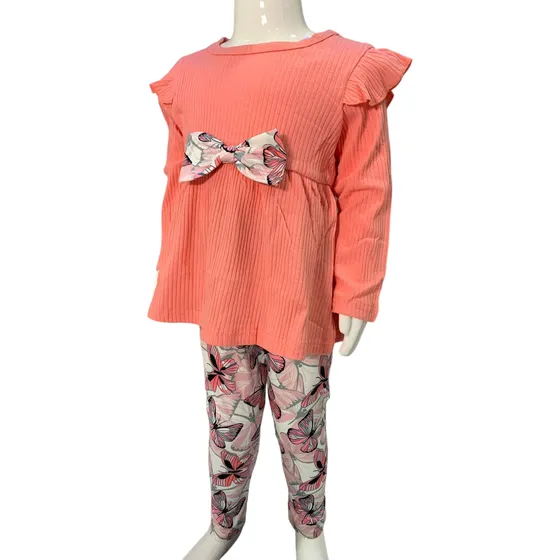 Conjunto De Blusa Y Leggins Para Bebes Y Niñas