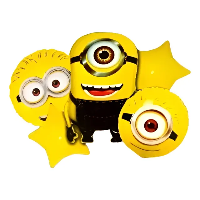 Bouquet 5 Globos De Los Minions