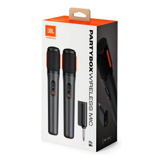 Microfone Sem Fio Partybox Wireless Mic Jbl - 2 Unidades