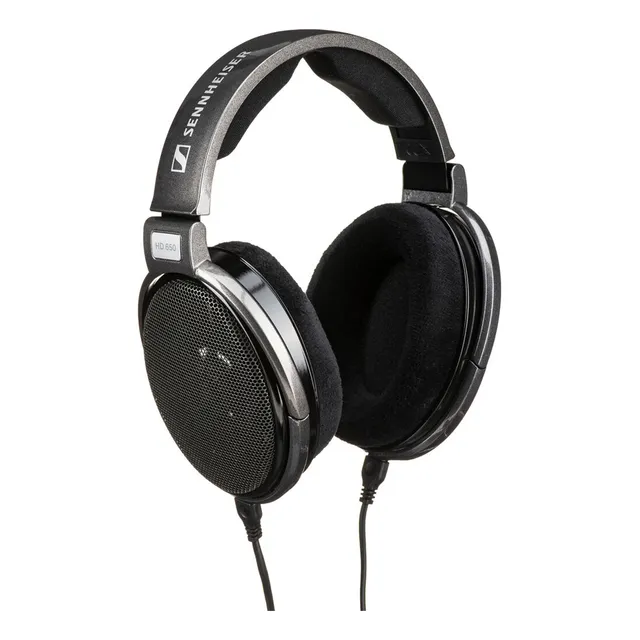 Auriculares Sennheiser Hd650 con auriculares negros con cable