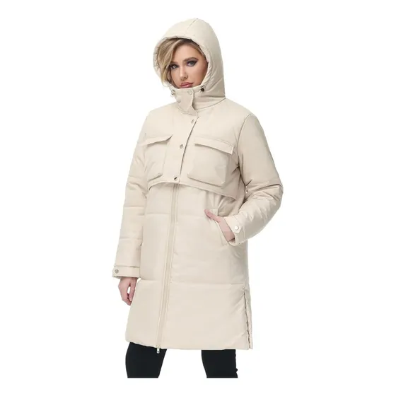 Abrigos De Invierno Para Mujer Parka Larga Impermeable Polar
