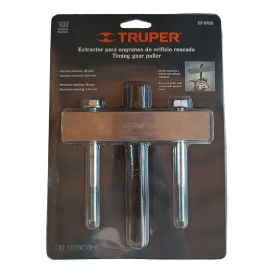 Extractor Para Engranes De Orificio Roscado Marca Truper