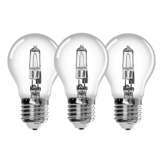 Kit 3 Lâmpada Halógena Incandescente Econômica 100w=150w E27