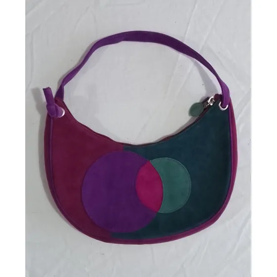 Cartera De Cuero Gamuzado 15 $. Nueva.