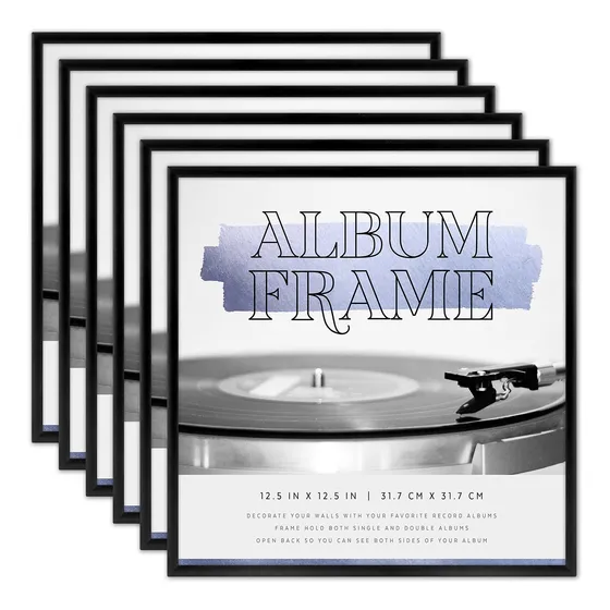 Mcs 12.5 X Inch Galeria Cubierta Album Aluminio Marco 6-pack