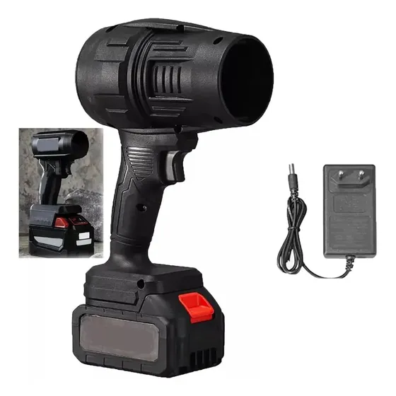 Soplador Profesional De Polvo Turbina Inalámbrico 1050w Color Negro