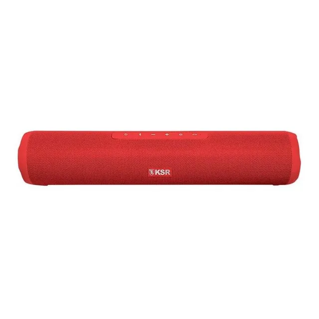 0.9 - Rojo - Bocina Ksr-link Recargable Con Bluetooth 2,900w