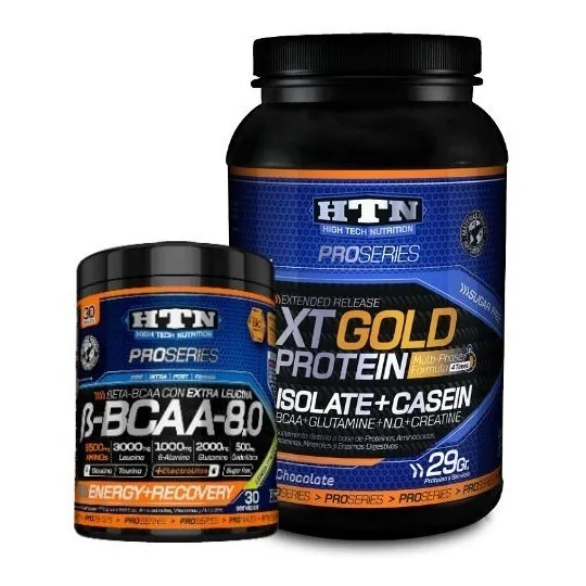 Beta Bcaa 8.0. 30sv + Xt Gold 1kg Rápida Recuperacion Htn