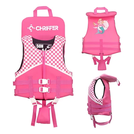 Chaleco Salvavidas Niños Chriffer 20-70 Lbs, Rosa, S - Compr