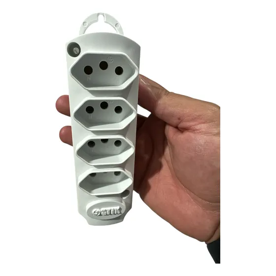 Tomada Barra 4 Tomadas 20a Régua P/ Extensão 2p+t Branco